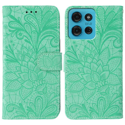 Lace Flower Embossing Flip Leather Phone Case, For Motorola Moto G15, For Motorola Moto G75 5G, For Motorola Moto G35, For Motorola Edge 50