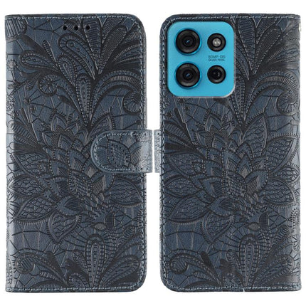 Lace Flower Embossing Flip Leather Phone Case, For Motorola Moto G15, For Motorola Moto G75 5G, For Motorola Moto G35, For Motorola Edge 50