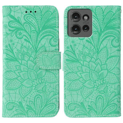 Lace Flower Embossing Flip Leather Phone Case, For Motorola Moto G15, For Motorola Moto G75 5G, For Motorola Moto G35, For Motorola Edge 50
