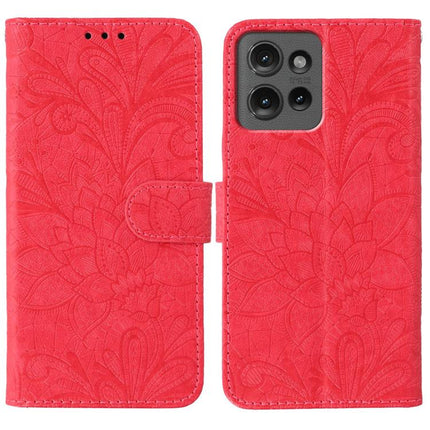 Lace Flower Embossing Flip Leather Phone Case, For Motorola Moto G15, For Motorola Moto G75 5G, For Motorola Moto G35, For Motorola Edge 50