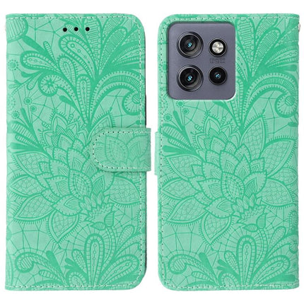 Lace Flower Embossing Flip Leather Phone Case, For Motorola Edge 50 Neo, For Motorola Edge 50 Ultra, For Motorola Edge 50 Pro, For Motorola Edge 50 Fusion