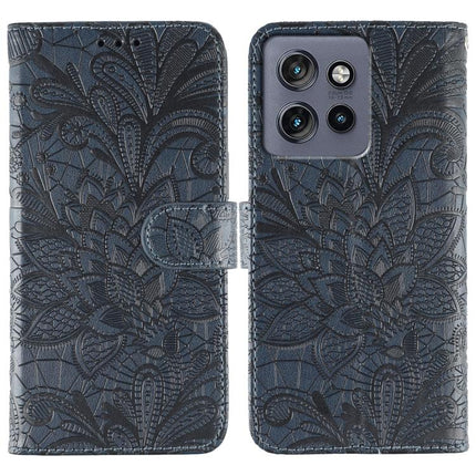 Lace Flower Embossing Flip Leather Phone Case, For Motorola Edge 50 Neo, For Motorola Edge 50 Ultra, For Motorola Edge 50 Pro, For Motorola Edge 50 Fusion