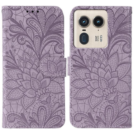 Lace Flower Embossing Flip Leather Phone Case, For Motorola Edge 50 Neo, For Motorola Edge 50 Ultra, For Motorola Edge 50 Pro, For Motorola Edge 50 Fusion