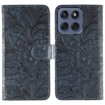 Lace Flower Embossing Flip Leather Phone Case, For Motorola G96 5G, For Motorola Edge 60 Pro, For Motorola Edge 60 Fusion 5G, For Motorola Moto G05 / E15