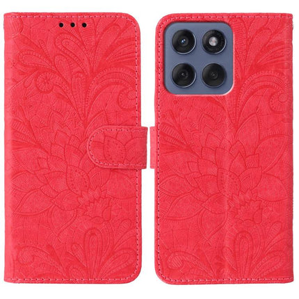 Lace Flower Embossing Flip Leather Phone Case, For Motorola G96 5G, For Motorola Edge 60 Pro, For Motorola Edge 60 Fusion 5G, For Motorola Moto G05 / E15