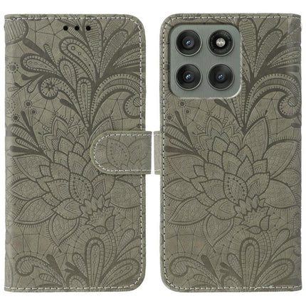 Lace Flower Embossing Flip Leather Phone Case, For Motorola G96 5G, For Motorola Edge 60 Pro, For Motorola Edge 60 Fusion 5G, For Motorola Moto G05 / E15