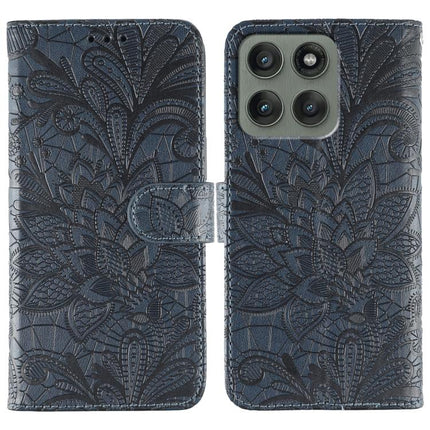Lace Flower Embossing Flip Leather Phone Case, For Motorola G96 5G, For Motorola Edge 60 Pro, For Motorola Edge 60 Fusion 5G, For Motorola Moto G05 / E15