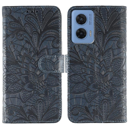Lace Flower Embossing Flip Leather Phone Case, For Motorola G96 5G, For Motorola Edge 60 Pro, For Motorola Edge 60 Fusion 5G, For Motorola Moto G05 / E15