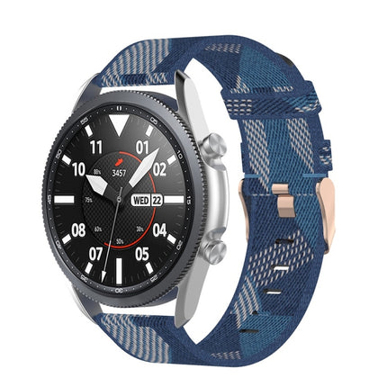 Woven Nylon Textured Strap, Size: Free Size 20mm, For Galaxy Watch 3 41mm
