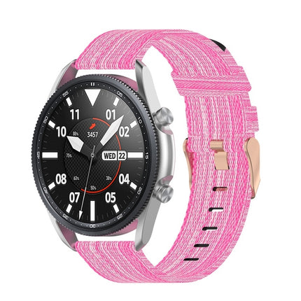 Woven Nylon Textured Strap, Size: Free Size 20mm, For Galaxy Watch 3 41mm