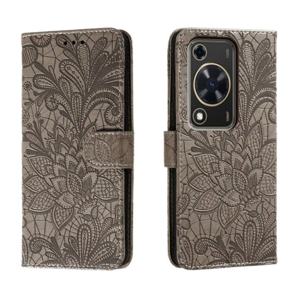 Lace Flower Embossing Flip Leather Phone Case, For Huawei Enjoy 70 Pro, For Huawei Enjoy 70, For Huawei Nova 12 Pro, For Huawei Nova 12