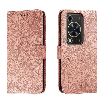 Lace Flower Embossing Flip Leather Phone Case, For Huawei Enjoy 70 Pro, For Huawei Enjoy 70, For Huawei Nova 12 Pro, For Huawei Nova 12
