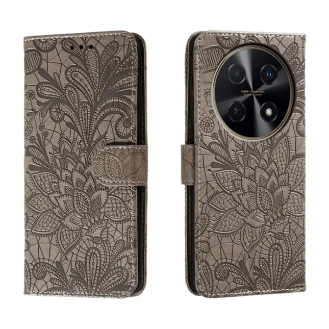 Lace Flower Embossing Flip Leather Phone Case, For Huawei Enjoy 70 Pro, For Huawei Enjoy 70, For Huawei Nova 12 Pro, For Huawei Nova 12