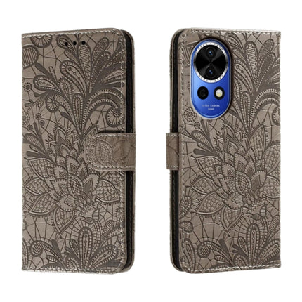 Lace Flower Embossing Flip Leather Phone Case, For Huawei Enjoy 70 Pro, For Huawei Enjoy 70, For Huawei Nova 12 Pro, For Huawei Nova 12
