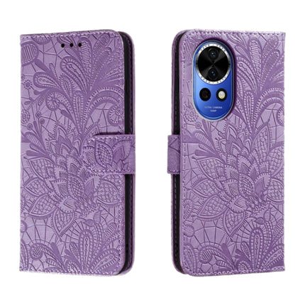 Lace Flower Embossing Flip Leather Phone Case, For Huawei Enjoy 70 Pro, For Huawei Enjoy 70, For Huawei Nova 12 Pro, For Huawei Nova 12