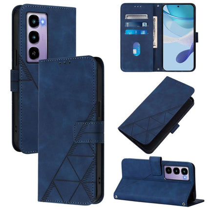Crossbody 3D Embossed Flip Leather Phone Case, For itel A200 4G/A200+ 4G Global, For Itel A95 5G, For Itel A90, For Itel City 100