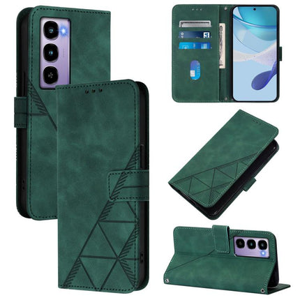 Crossbody 3D Embossed Flip Leather Phone Case, For itel A200 4G/A200+ 4G Global, For Itel A95 5G, For Itel A90, For Itel City 100
