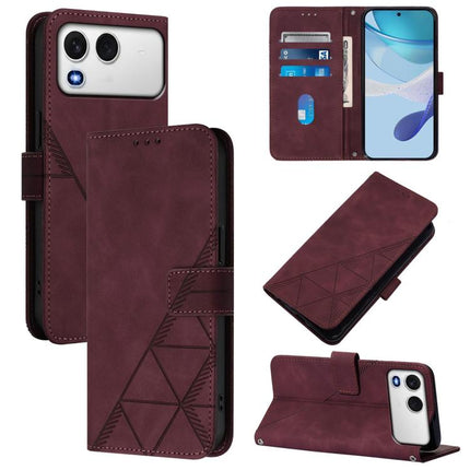 Crossbody 3D Embossed Flip Leather Phone Case, For itel A200 4G/A200+ 4G Global, For Itel A95 5G, For Itel A90, For Itel City 100