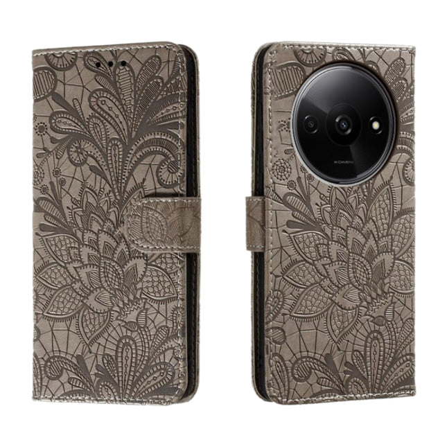Lace Flower Embossing Flip Leather Phone Case, For Xiaomi Redmi A3, For Xiaomi Redmi Note 13 Pro 4G, For Xiaomi Redmi Note 13 4G, For Xiaomi Redmi K70E
