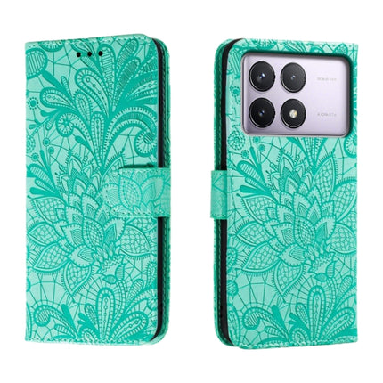 Lace Flower Embossing Flip Leather Phone Case, For Xiaomi Redmi Note 13R Pro, For Xiaomi Redmi K70