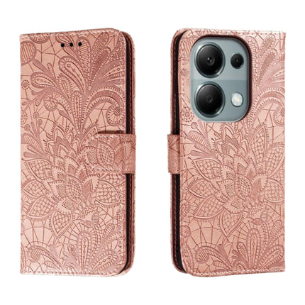 Lace Flower Embossing Flip Leather Phone Case, For Xiaomi Redmi A3, For Xiaomi Redmi Note 13 Pro 4G, For Xiaomi Redmi Note 13 4G, For Xiaomi Redmi K70E