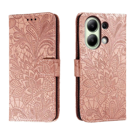 Lace Flower Embossing Flip Leather Phone Case, For Xiaomi Redmi A3, For Xiaomi Redmi Note 13 Pro 4G, For Xiaomi Redmi Note 13 4G, For Xiaomi Redmi K70E