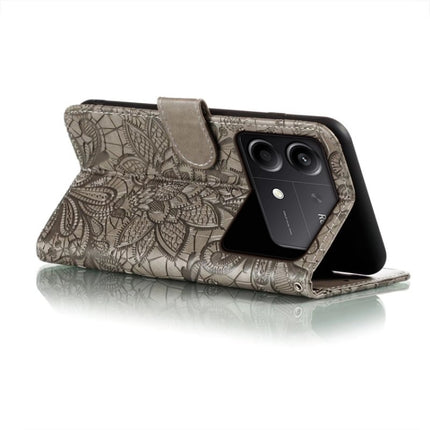 Lace Flower Embossing Flip Leather Phone Case, For Xiaomi Redmi Note 13R Pro, For Xiaomi Redmi K70