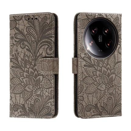Lace Flower Embossing Flip Leather Phone Case, For Xiaomi 14T, For Xiaomi Poco C61 4G Global, For Xiaomi 14 Ultra, For Xiaomi 13T / 13T Pro