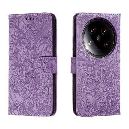 Lace Flower Embossing Flip Leather Phone Case, For Xiaomi 14T, For Xiaomi Poco C61 4G Global, For Xiaomi 14 Ultra, For Xiaomi 13T / 13T Pro