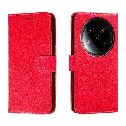 Lace Flower Embossing Flip Leather Phone Case, For Xiaomi 14T, For Xiaomi Poco C61 4G Global, For Xiaomi 14 Ultra, For Xiaomi 13T / 13T Pro