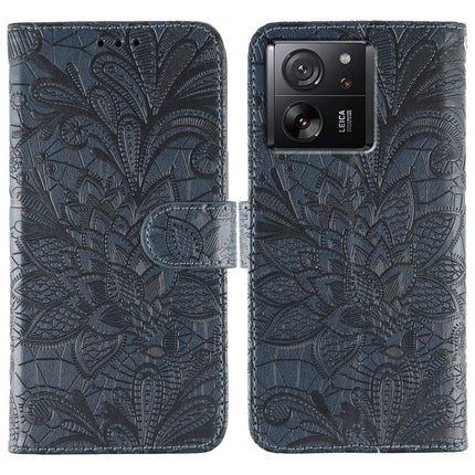 Lace Flower Embossing Flip Leather Phone Case, For Xiaomi 14T, For Xiaomi Poco C61 4G Global, For Xiaomi 14 Ultra, For Xiaomi 13T / 13T Pro