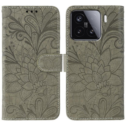 Lace Flower Embossing Flip Leather Phone Case, For Xiaomi Poco X7 Pro, For Xiaomi 15 Pro, For Xiaomi 15, For Xiaomi 14T Pro