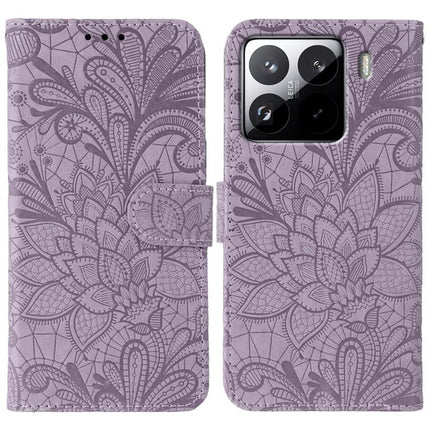 Lace Flower Embossing Flip Leather Phone Case, For Xiaomi Poco X7 Pro, For Xiaomi 15 Pro, For Xiaomi 15, For Xiaomi 14T Pro