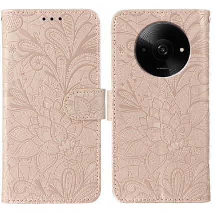 Lace Flower Embossing Flip Leather Phone Case, For Xiaomi 14T, For Xiaomi Poco C61 4G Global, For Xiaomi 14 Ultra, For Xiaomi 13T / 13T Pro