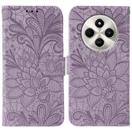 Lace Flower Embossing Flip Leather Phone Case, For Xiaomi Poco F7 Ultra / Redmi K80 Pro, For Xiaomi Poco F7 Pro / Redmi K80, For Xiaomi Poco C75 4G / Poco M7, For Xiaomi 15 Ultra