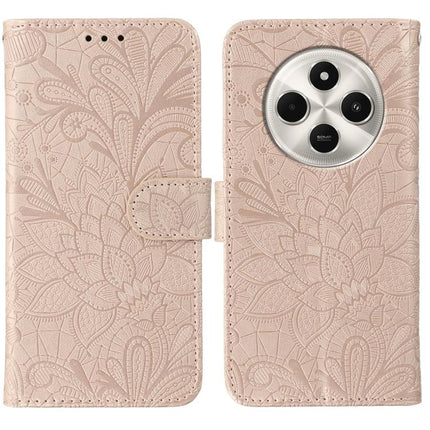 Lace Flower Embossing Flip Leather Phone Case, For Xiaomi Poco F7 Ultra / Redmi K80 Pro, For Xiaomi Poco F7 Pro / Redmi K80, For Xiaomi Poco C75 4G / Poco M7, For Xiaomi 15 Ultra