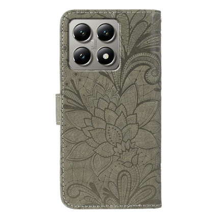 Lace Flower Embossing Flip Leather Phone Case, For Xiaomi 14T, For Xiaomi Poco C61 4G Global, For Xiaomi 14 Ultra, For Xiaomi 13T / 13T Pro