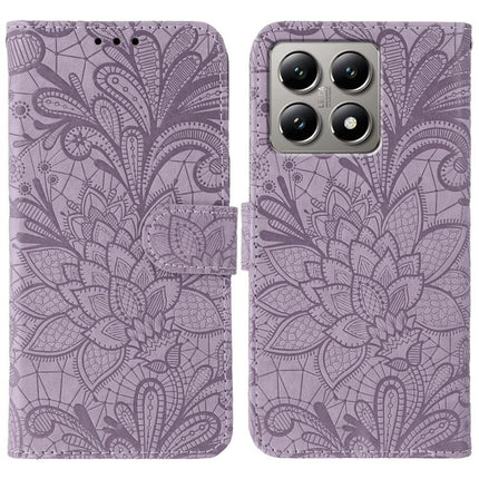 Lace Flower Embossing Flip Leather Phone Case, For Xiaomi Poco X7 Pro, For Xiaomi 15 Pro, For Xiaomi 15, For Xiaomi 14T Pro