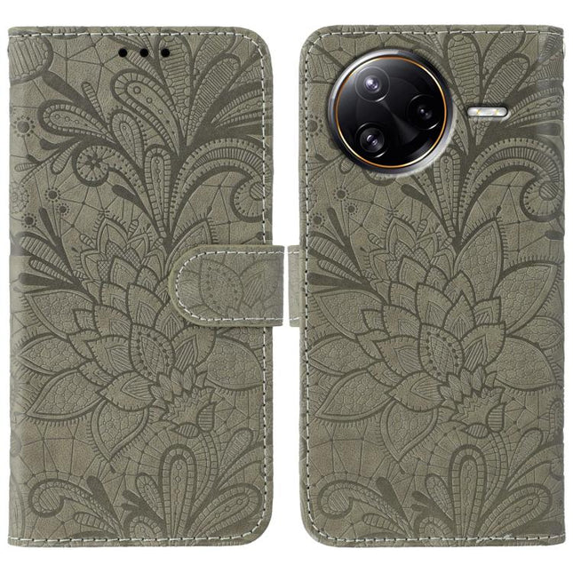Lace Flower Embossing Flip Leather Phone Case, For Xiaomi Poco F7 Ultra / Redmi K80 Pro, For Xiaomi Poco F7 Pro / Redmi K80, For Xiaomi Poco C75 4G / Poco M7, For Xiaomi 15 Ultra