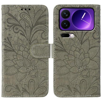 Lace Flower Embossing Flip Leather Phone Case, For Xiaomi 17 Pro, For Xiaomi 17, For Xiaomi 15T Pro 5G, For Xiaomi 15T 5G