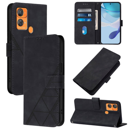 Crossbody 3D Embossed Flip Leather Phone Case, For Oukitel C51, For Oukitel C38, For Oukitel C35 / C36, For Oukitel C33