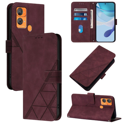 Crossbody 3D Embossed Flip Leather Phone Case, For Oukitel C51, For Oukitel C38, For Oukitel C35 / C36, For Oukitel C33