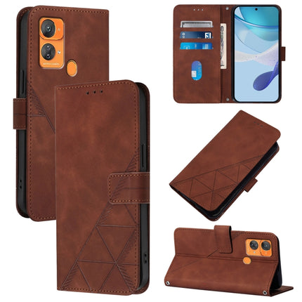 Crossbody 3D Embossed Flip Leather Phone Case, For Oukitel C51, For Oukitel C38, For Oukitel C35 / C36, For Oukitel C33