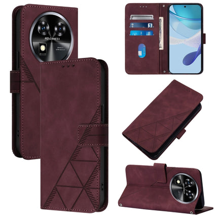 Crossbody 3D Embossed Flip Leather Phone Case, For Oukitel C59 / C59 Pro, For Oukitel C53, For Oukitel C50, For Oukitel C37