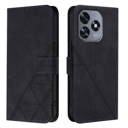 Crossbody 3D Embossed Flip Leather Phone Case, For Oukitel C51, For Oukitel C38, For Oukitel C35 / C36, For Oukitel C33