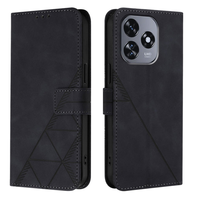 Crossbody 3D Embossed Flip Leather Phone Case, For Oukitel C51, For Oukitel C38, For Oukitel C35 / C36, For Oukitel C33