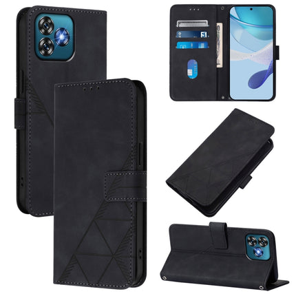 Crossbody 3D Embossed Flip Leather Phone Case, For Oukitel C59 / C59 Pro, For Oukitel C53, For Oukitel C50, For Oukitel C37