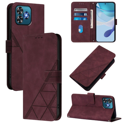 Crossbody 3D Embossed Flip Leather Phone Case, For Oukitel C59 / C59 Pro, For Oukitel C53, For Oukitel C50, For Oukitel C37