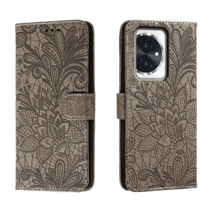 Lace Flower Embossing Flip Leather Phone Case, For Honor 100, For Honor X50i+