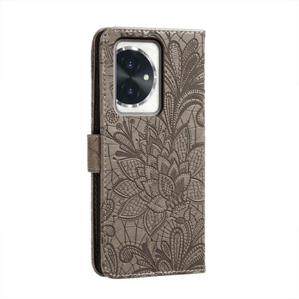 Lace Flower Embossing Flip Leather Phone Case, For Honor 100, For Honor X50i+
